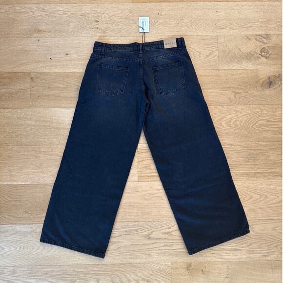 Motel Jeans Roomy Low Rise Size 32 Washed Black - Picture 4 of 4